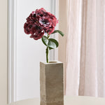 Stor Hortensia Blomst - Dyb Bordeaux