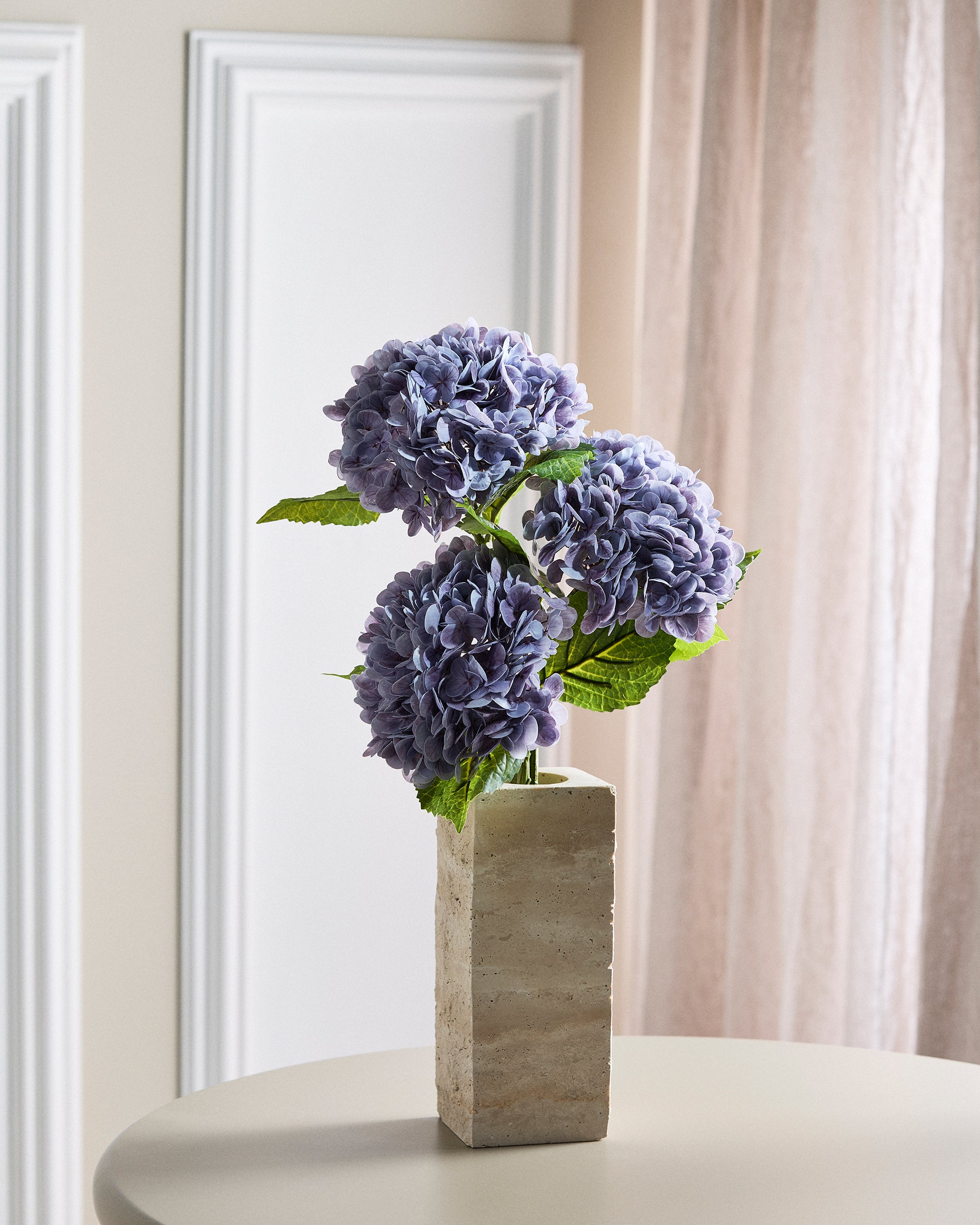 Fyldigt Hortensia Bundt - Lavendel