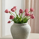 Luksus Stor Tulipan Buket - Lys Lilla